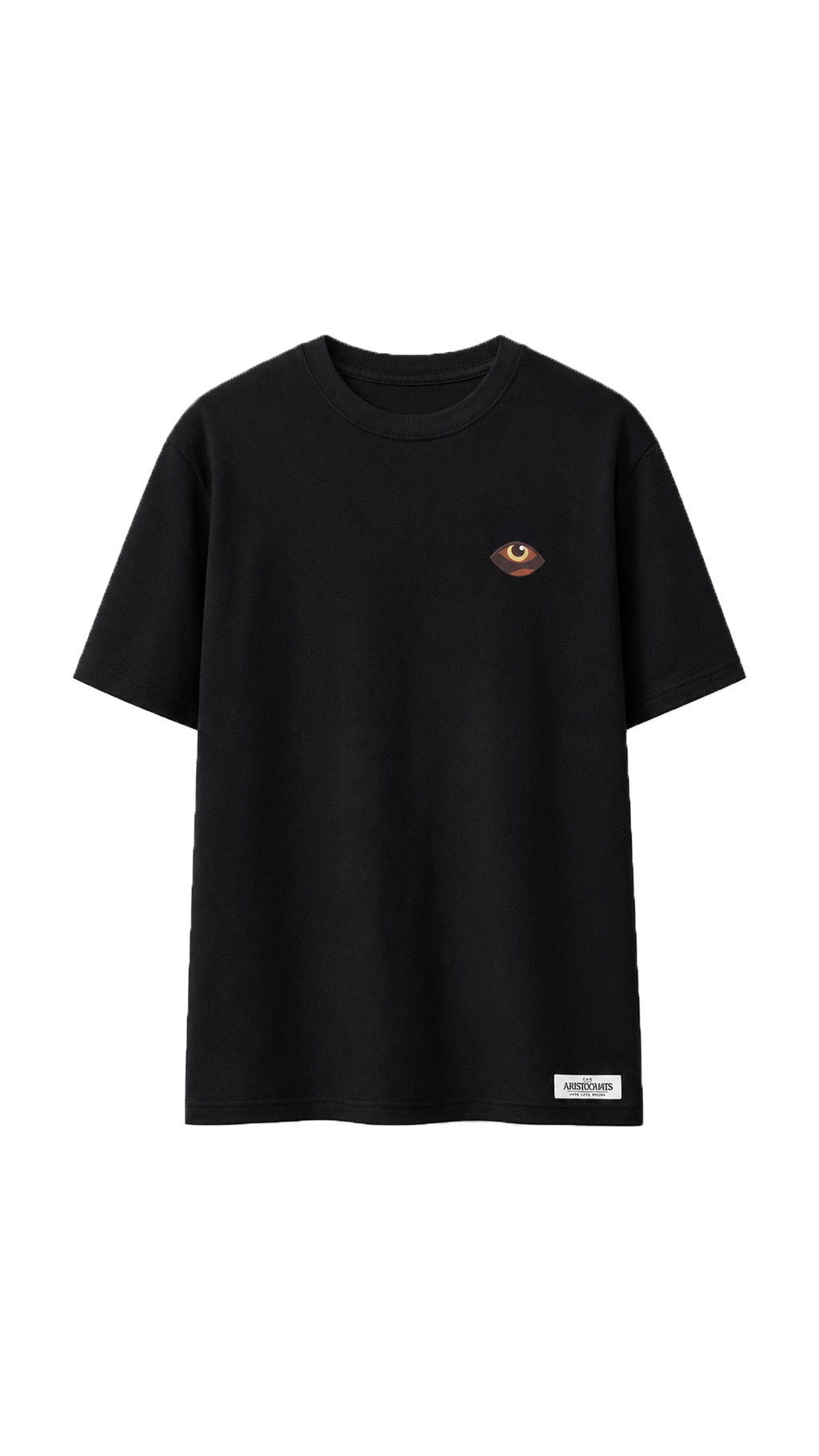 les aristochats It's Only an Addiction If You Can't Afford It unisex black t-shirt, front packshot