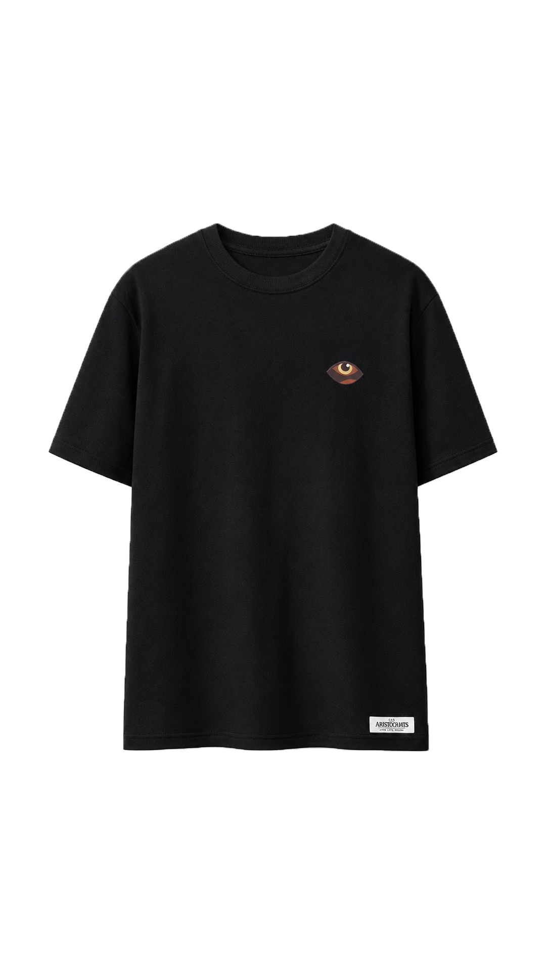 les aristochats It's Only an Addiction If You Can't Afford It unisex black t-shirt, front packshot