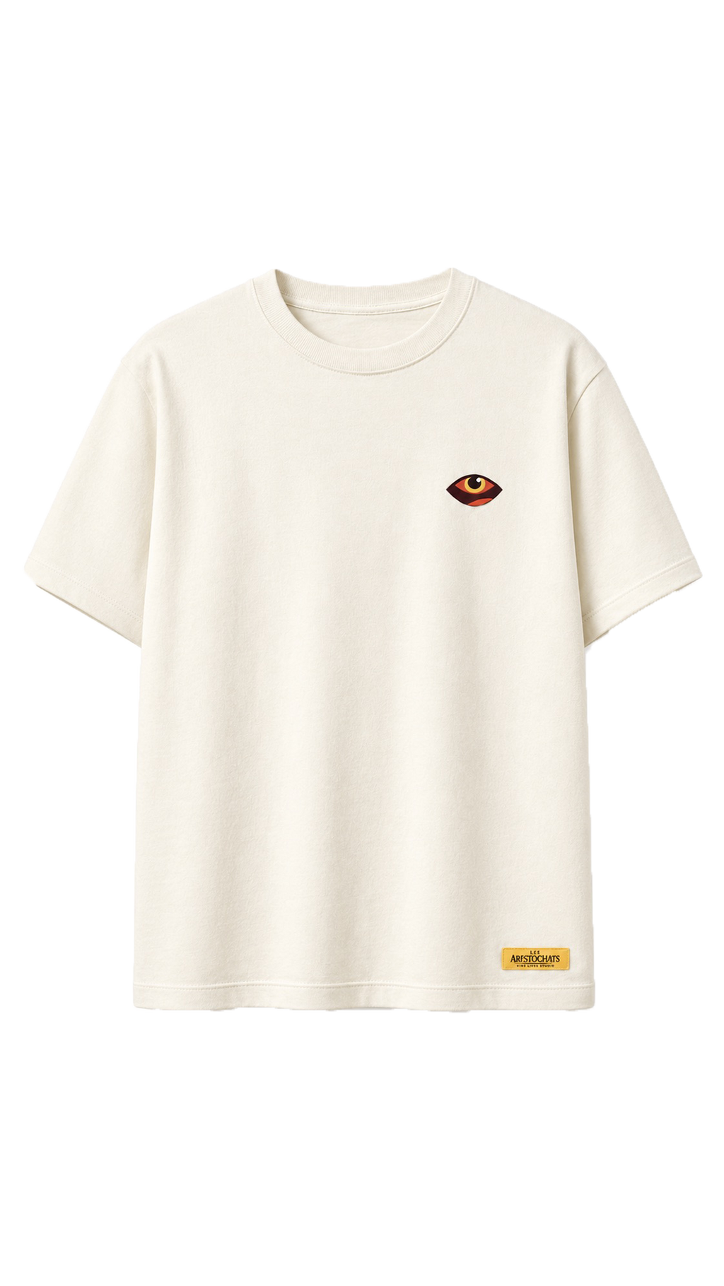 les aristochats Artist Until I Find A Real Job unisex white t-shirt, front packshot