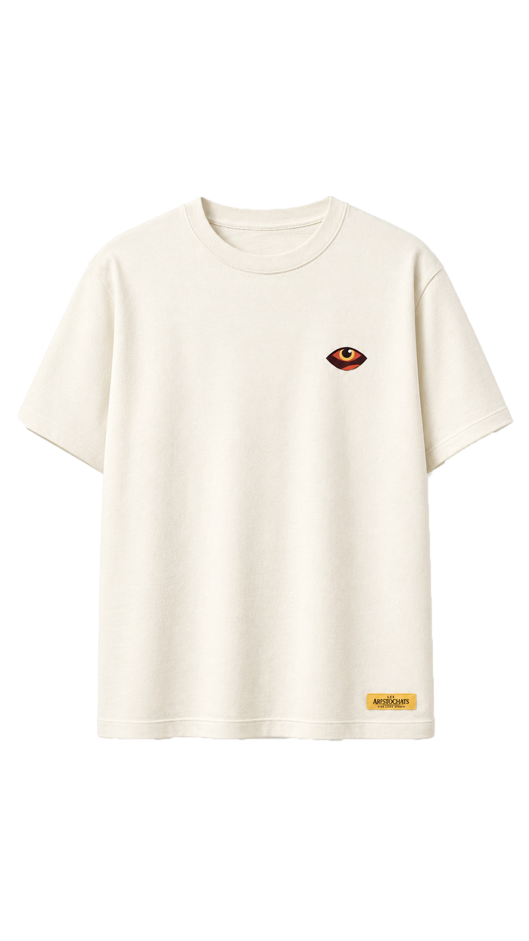 les aristochats Artist Until I Find A Real Job unisex white t-shirt, front packshot