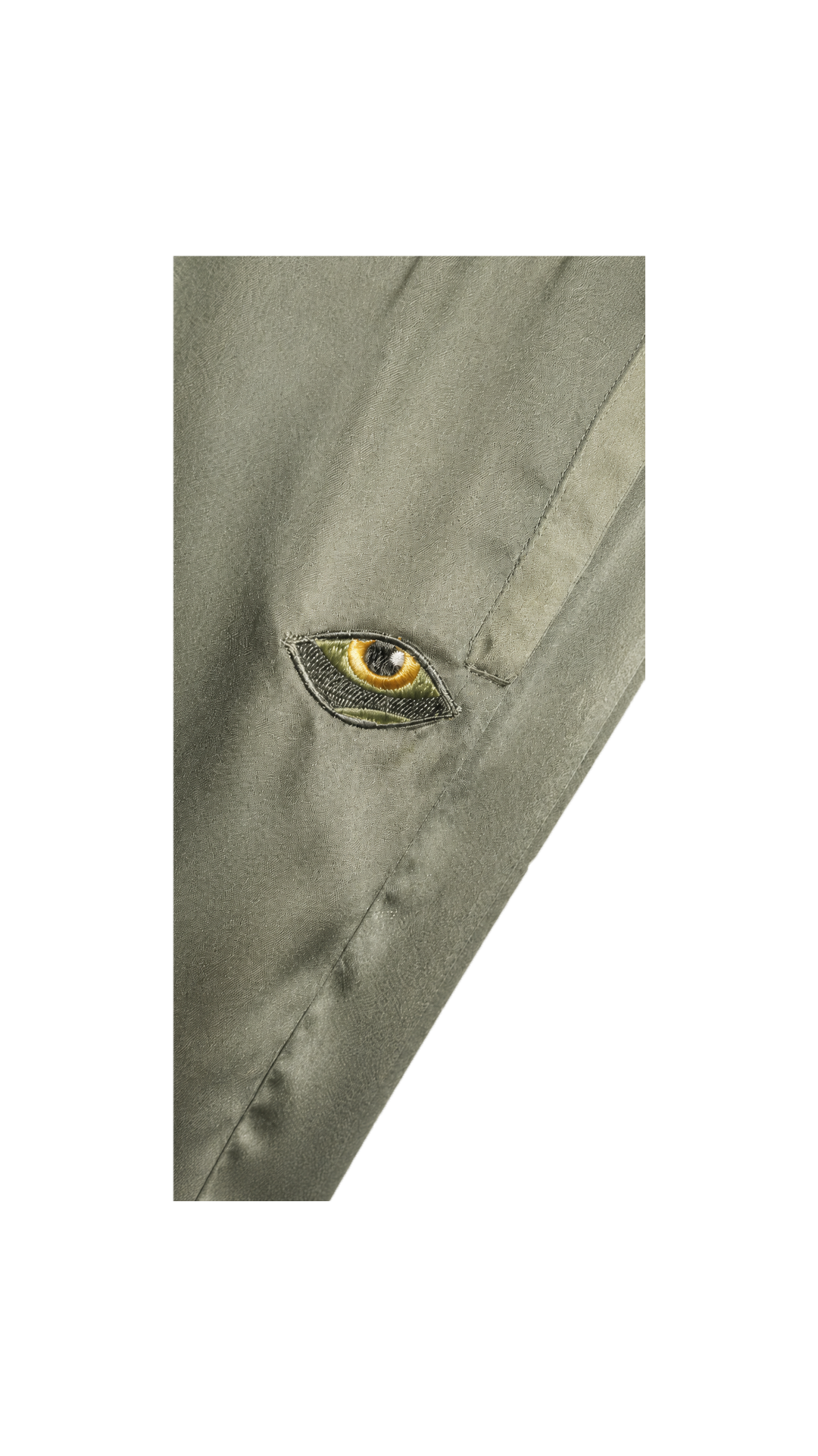 les aristochats Ashera unisex pants in green, close-up packshot
