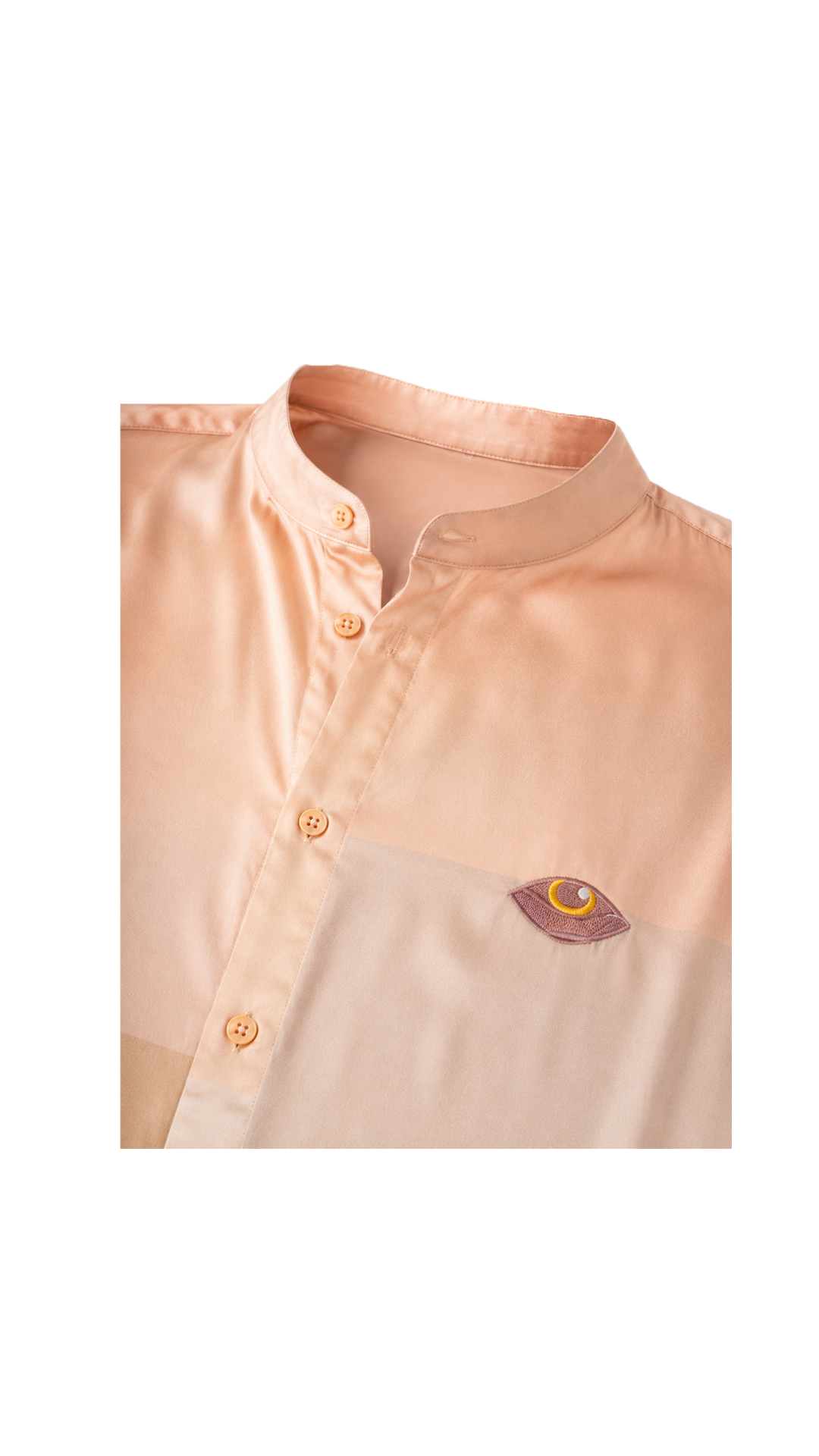 les aristochats Sphynx Mao collar unisex shirt in beige, close-up packshot