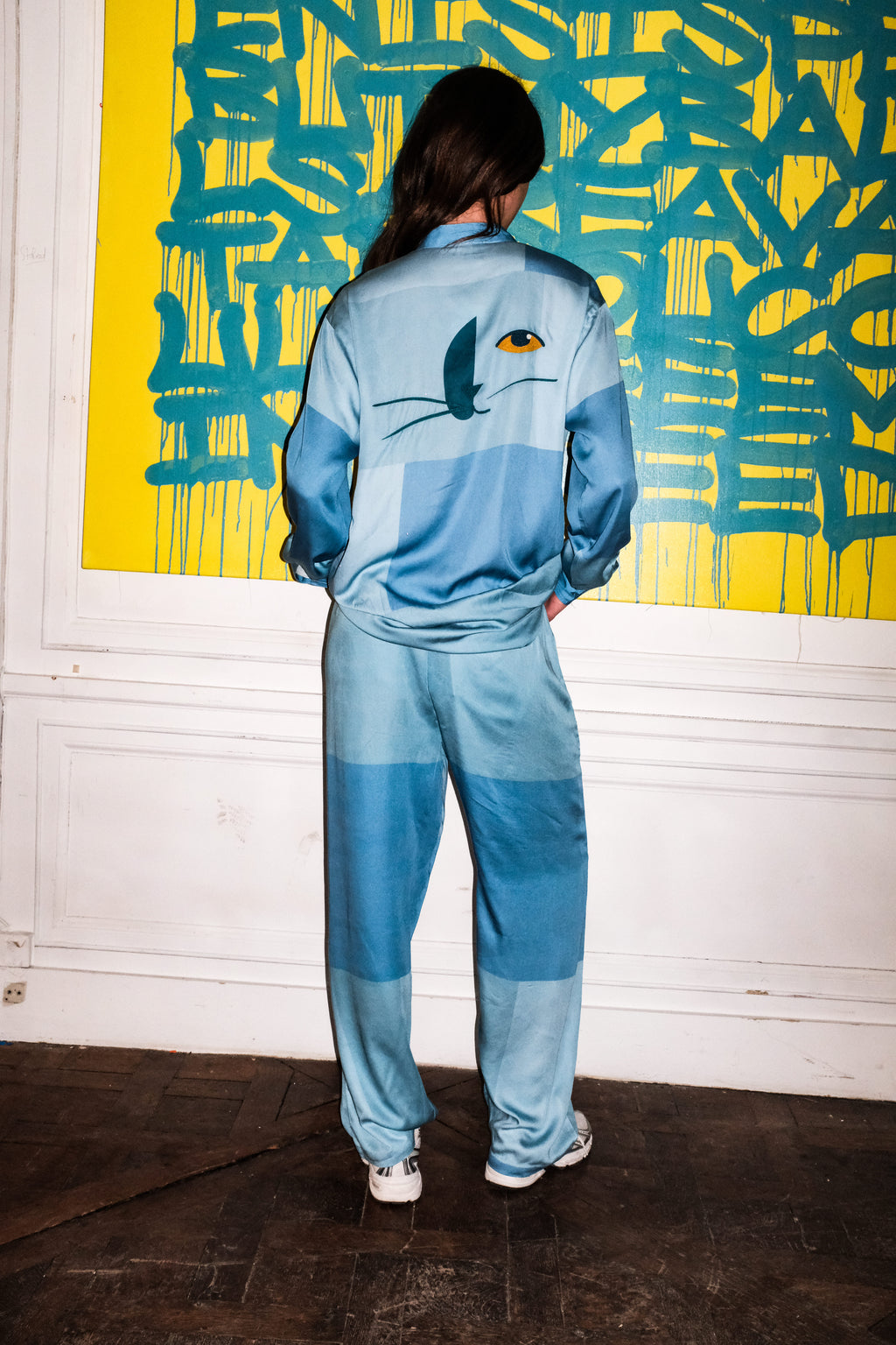 les aristochats Savannah baby blue TENCEL set, tonal look